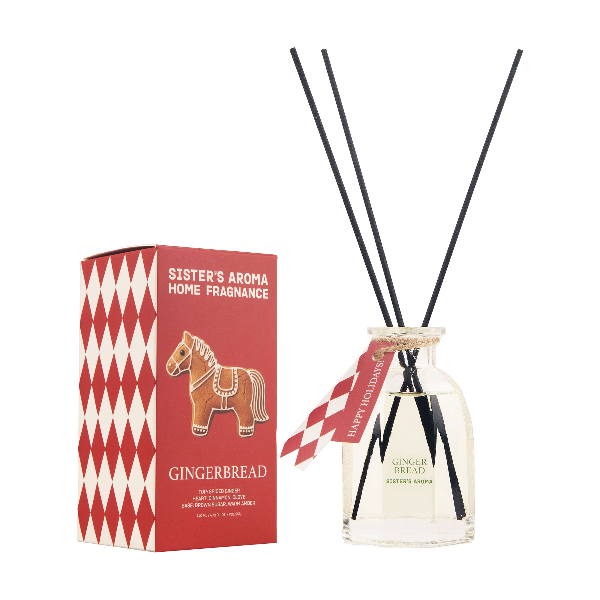 Аромат для дому Sister's Aroma Home Fragnance, Gingerbread, 140 мл